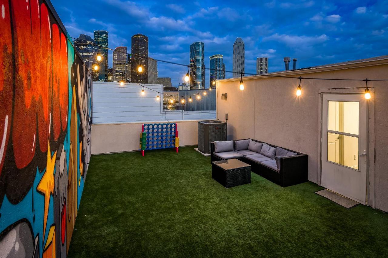 Lavish Downtown Home With Stunning Rooftop Deck Views Houston Exteriör bild